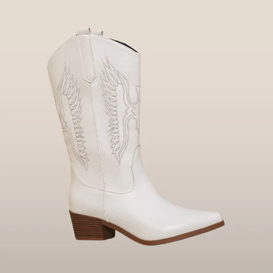 Ankle Boots Women – Western Leather Design with Comfortable Fit