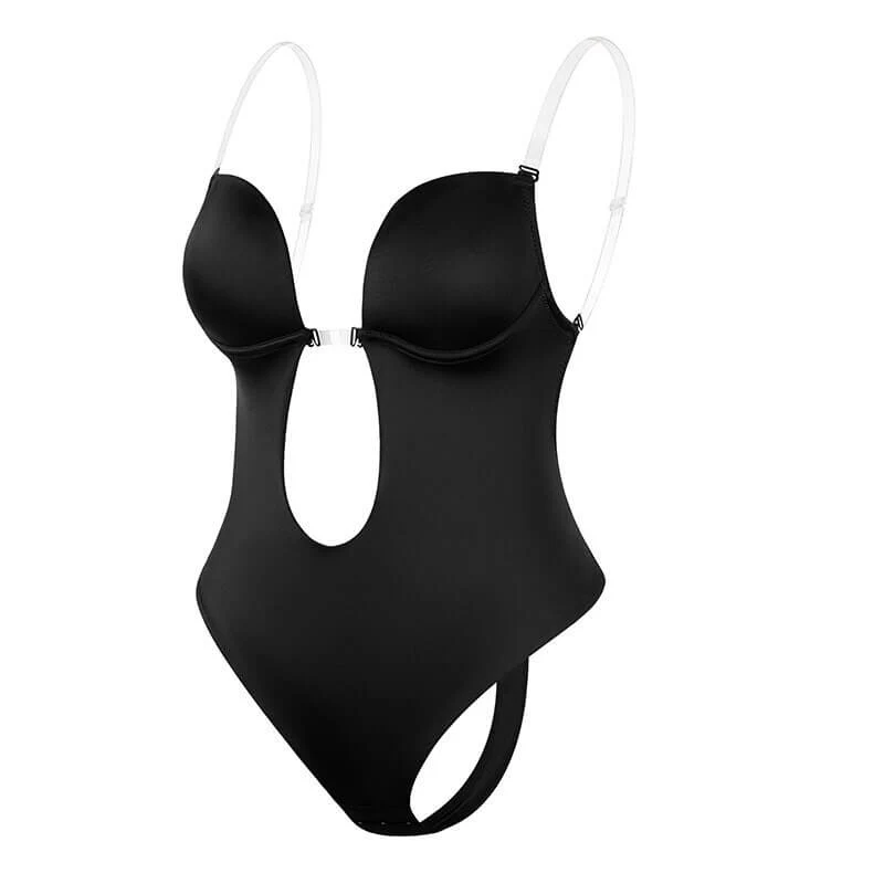 Body Shaper Women – Deep V Backless Slimming Bodysuit for Curves - Image 2