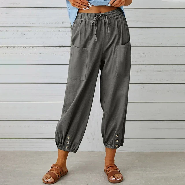 Casual Pants for Women – Lightweight Breathable Stylish Leisure Trousers - Image 4