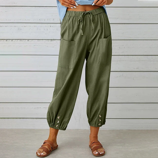 Casual Pants for Women – Lightweight Breathable Stylish Leisure Trousers - Image 5