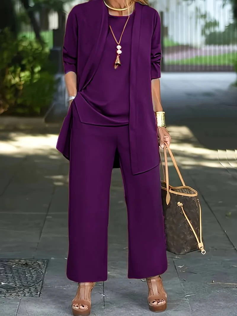 Elegant Ladies Outfit – Three-Piece Festive Ensemble for Special Occasions - Image 7
