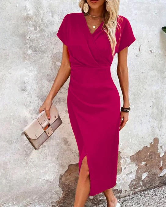 Elegant Long Party Dress – Spring Split Design for Weddings & Events - Image 11