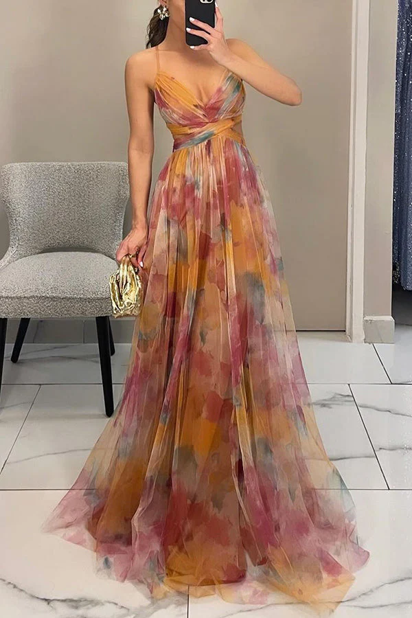 Floral Print Dress – Elegant Special Occasion Dress for Women - Image 4
