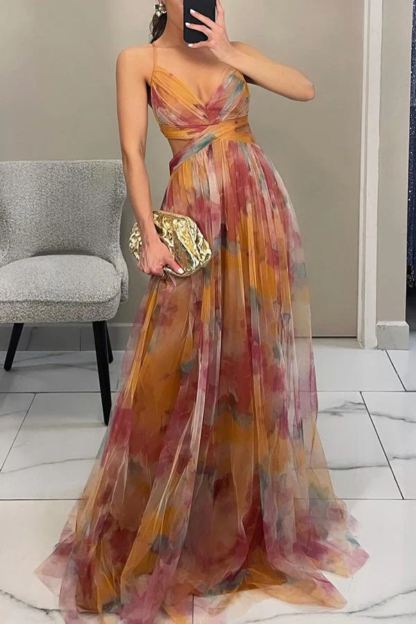 Floral Print Dress – Elegant Special Occasion Dress for Women - Image 5
