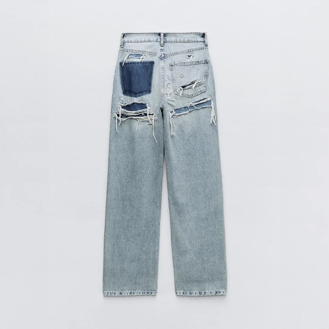 High Waist Ripped Jeans Women – Stylish Slim Fit Denim for Casual Wear - Image 3