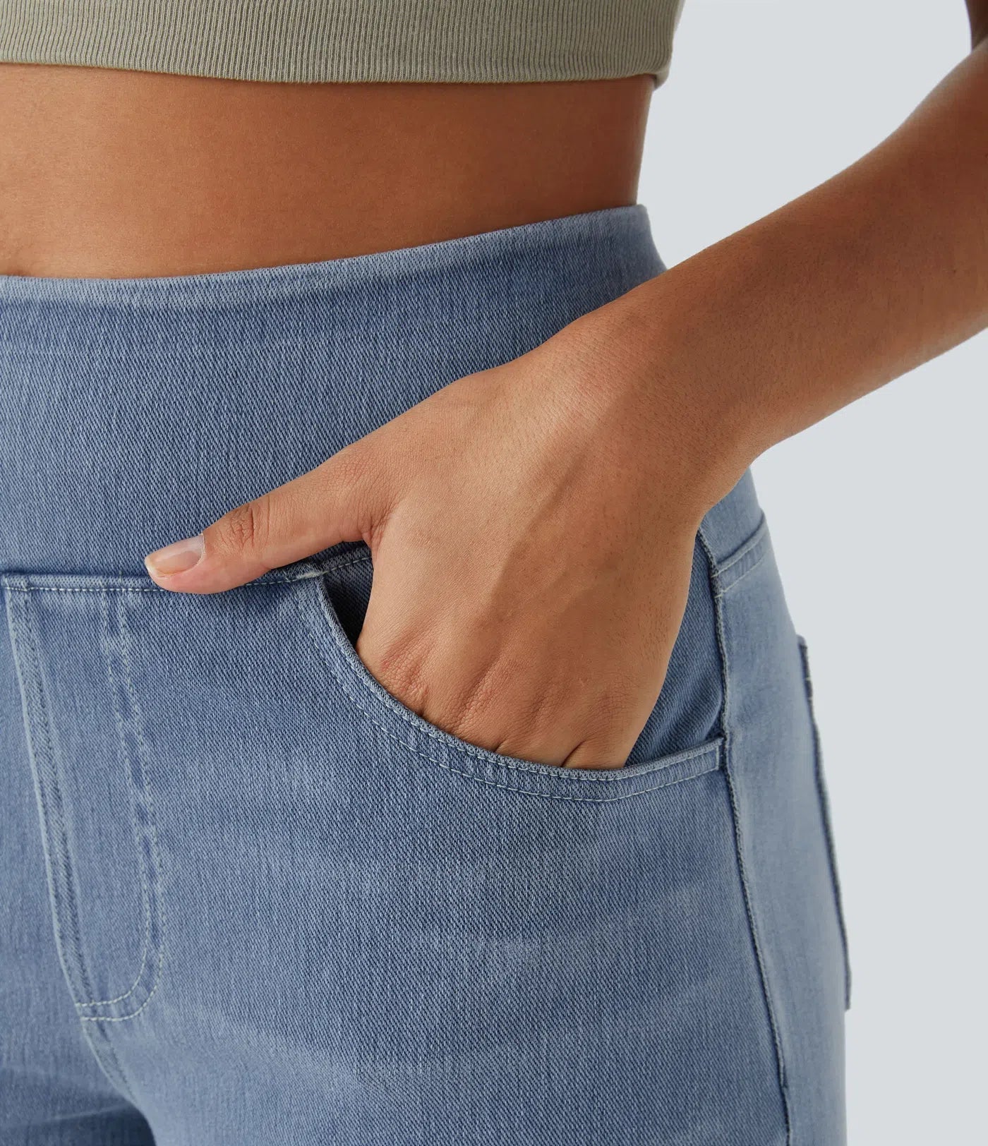 High Waist Stretch Pants Women – Comfy Casual Trousers with Elastic Fit - Image 12