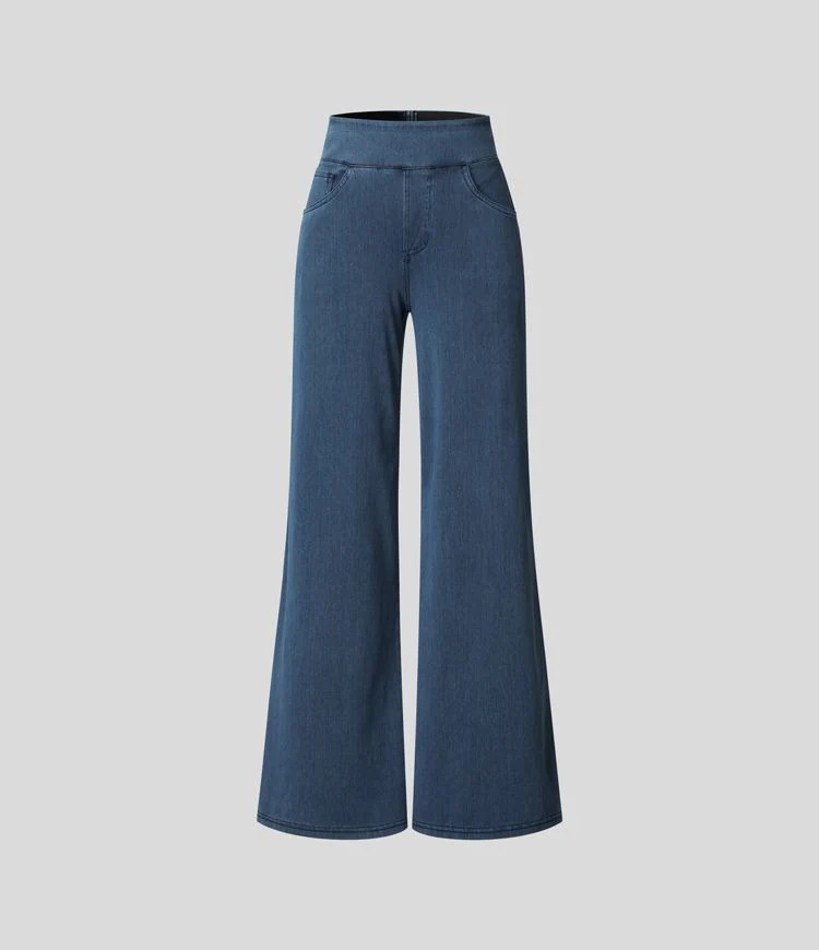 High Waist Stretch Pants Women – Comfy Casual Trousers with Elastic Fit - Image 7