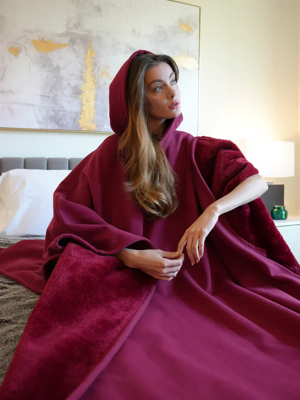 Hooded Blanket – Ultra Soft Warm Cocoon for Home Outdoors - Image 4