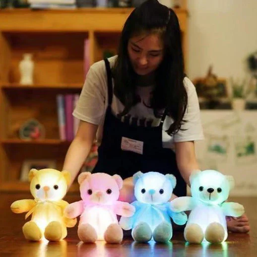LED Plush Bear Colorful Light-Up Stuffed Animal - Image 5