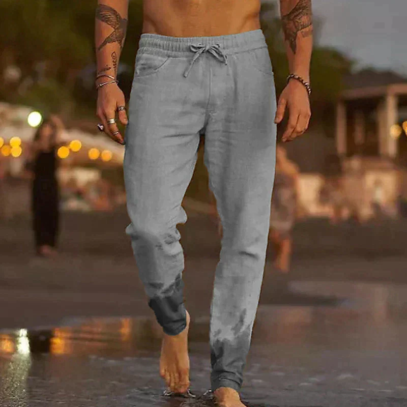 Linen Pants Men – Casual Comfortable Stylish Trousers for Everyday Wear - Image 2