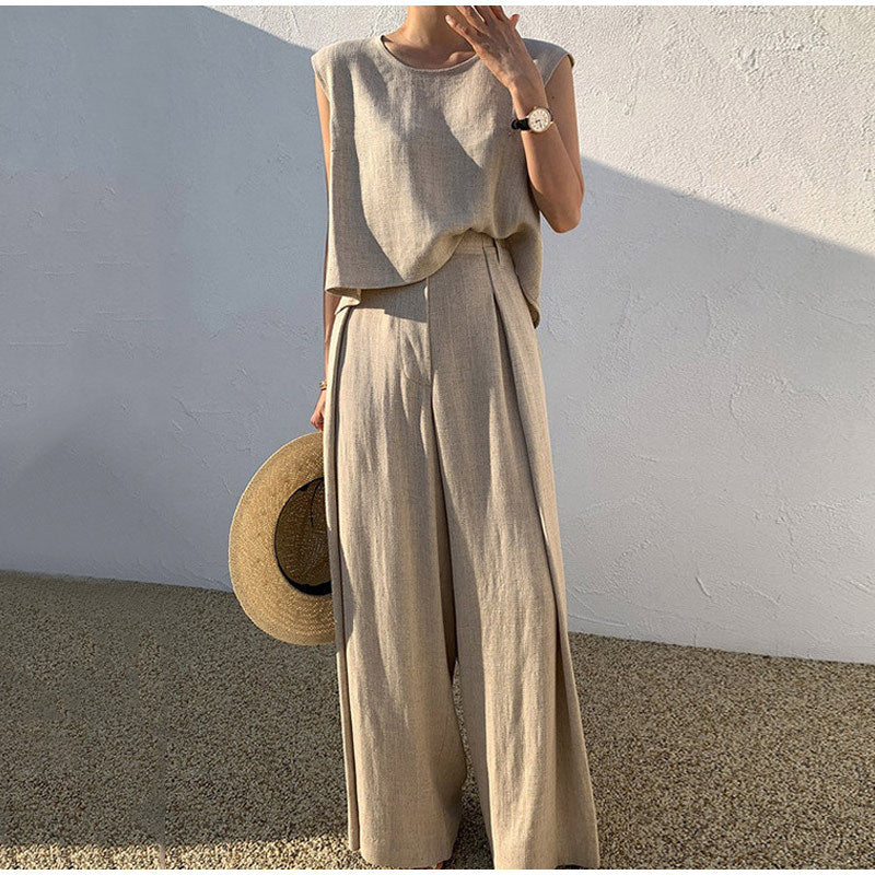 Linen Summer Outfit Women – Airy Stylish Set for Warm Weather - Image 2