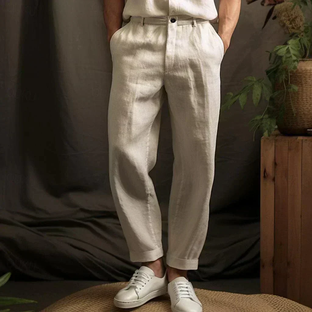 Linen Trousers Men – Casual Comfortable Pants for Every Occasion - Image 4