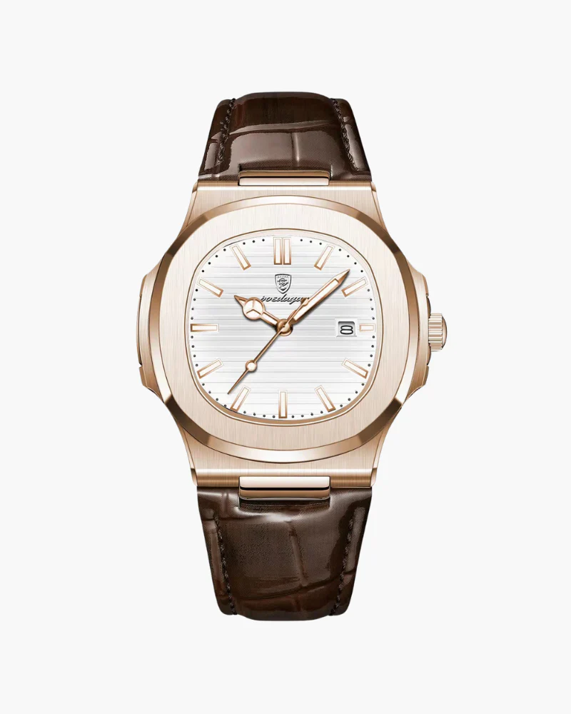 Men's Leather Watch – Genuine Durable Stylish Design - Image 4