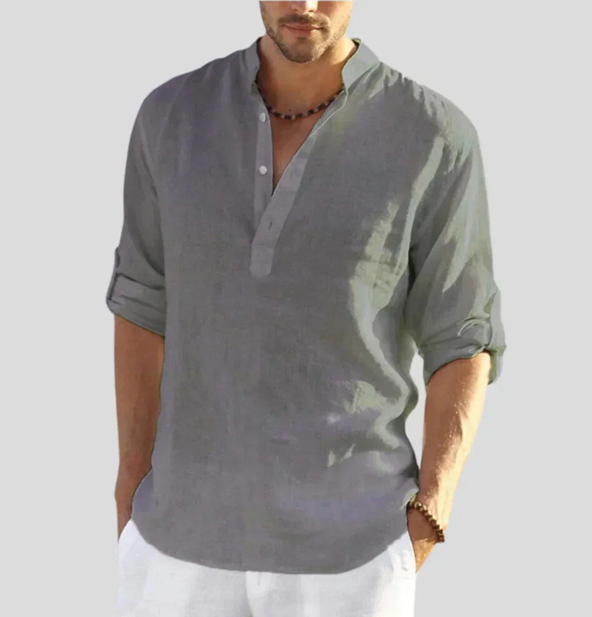 Men's Linen Shirt – Stylish Summer Casual Wear for Special Occasions - Image 5