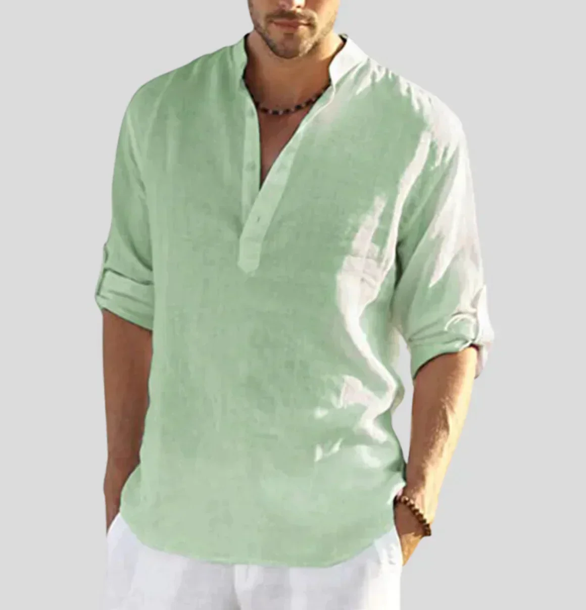 Men's Linen Shirt – Stylish Summer Casual Wear for Special Occasions - Image 6