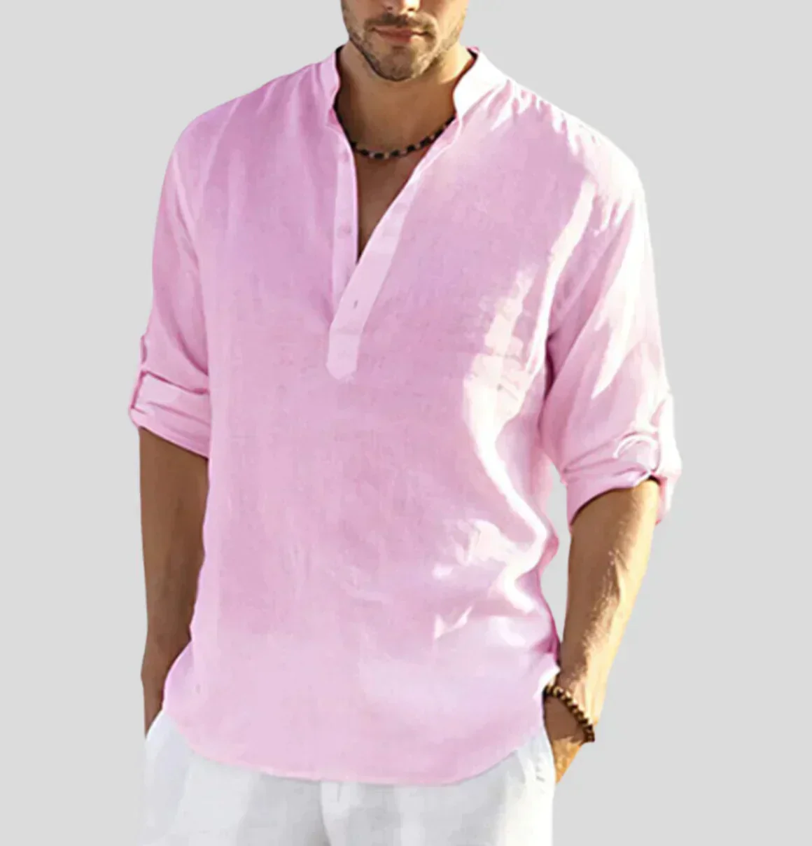 Men's Linen Shirt – Stylish Summer Casual Wear for Special Occasions - Image 7