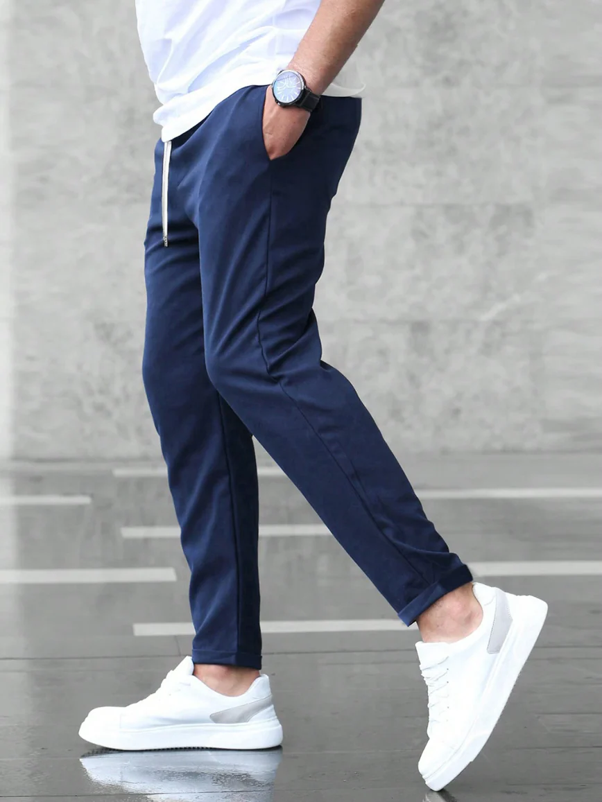 Men's Stretch Trousers – Comfortable Elegant Pants for Casual Formal Wear - Image 3