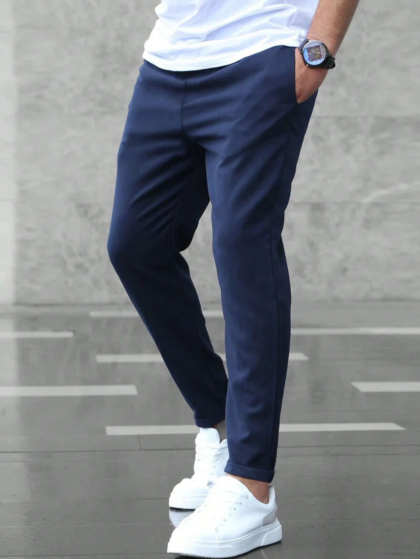 Men's Stretch Trousers – Comfortable Elegant Pants for Casual Formal Wear - Image 4