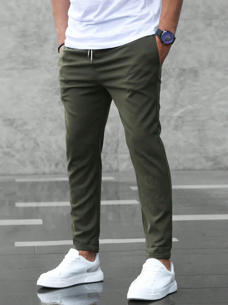 Men's Stretch Trousers – Comfortable Elegant Pants for Casual Formal Wear - Image 9