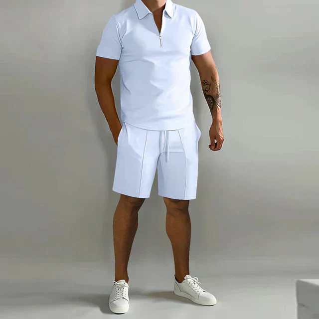 Men's Summer Set – Breathable Polo and Shorts for Warm Days - Image 5