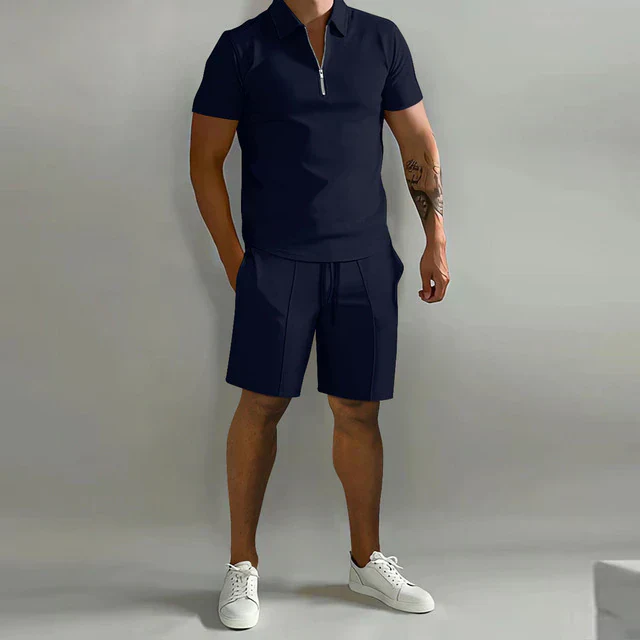 Men's Summer Set – Breathable Polo and Shorts for Warm Days - Image 6