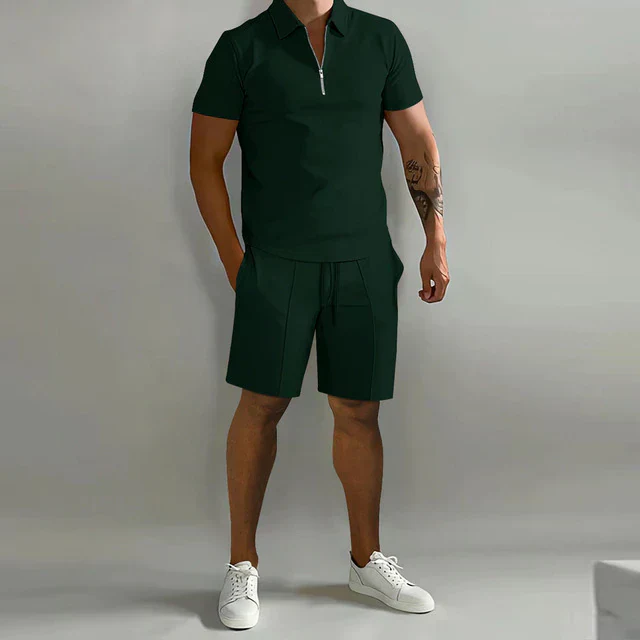 Men's Summer Set – Breathable Polo and Shorts for Warm Days - Image 7