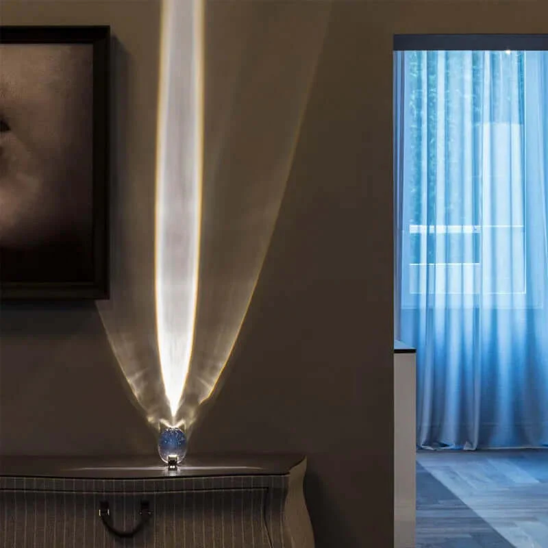 Nightstand Lamp with Star Projector Crystal Design for Bedroom Decor - Image 3