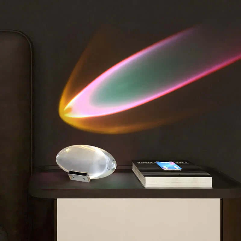Nightstand Lamp with Star Projector Crystal Design for Bedroom Decor - Image 4