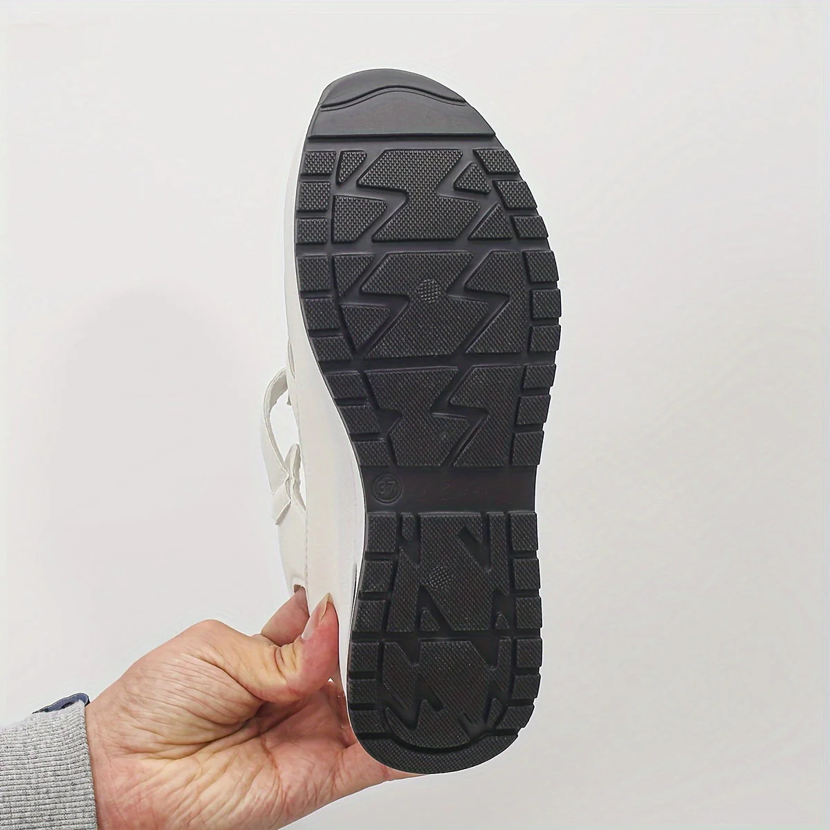 Platform Sandals Women – Stylish Velcro Straps and Padded Sole for Comfort - Image 4