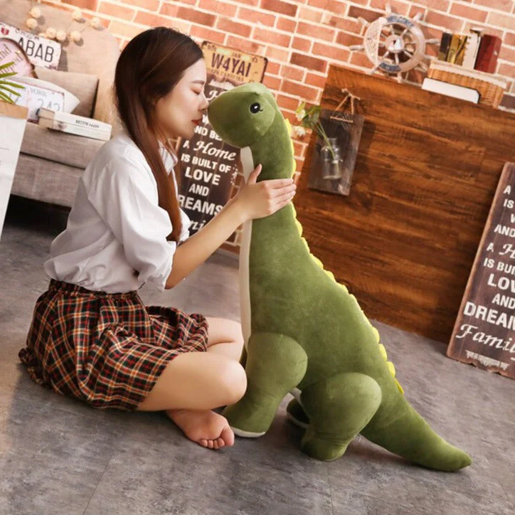 Plush Dinosaur Standing Diplodocus Stuffed Animal for Kids - Image 4