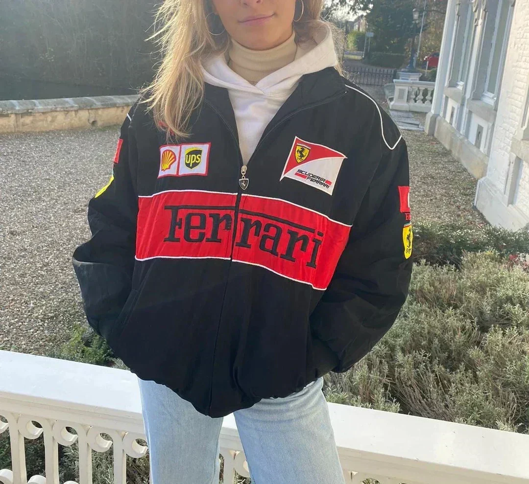 Racer Jacket Unisex – Vintage Sporty Style in Eco-Friendly Fabric - Image 3