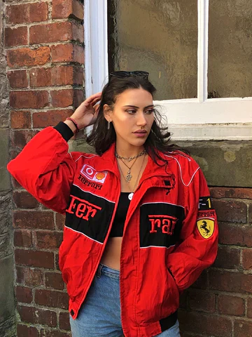 Racer Jacket Unisex – Vintage Sporty Style in Eco-Friendly Fabric - Image 9
