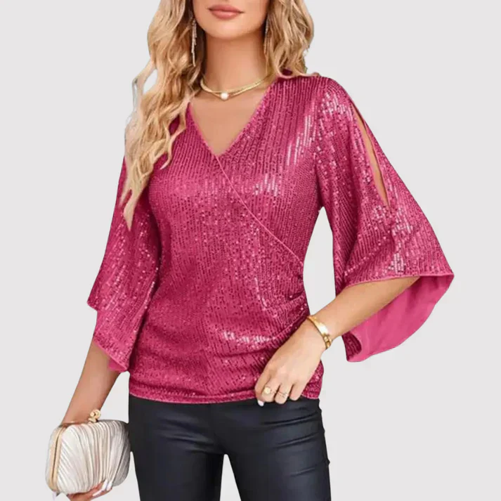 Shiny Top Women – Glitter Evening Wear for Festive Occasions - Image 5