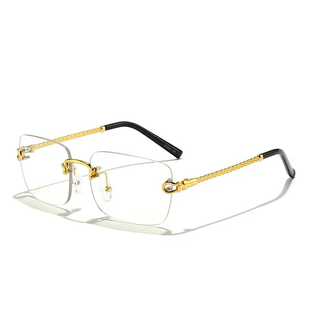Sunglasses Unisex – Colored Lenses Gold Frame UV400 Protection - Image 14