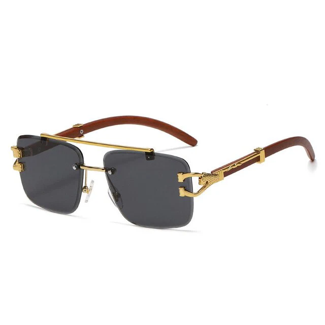 Sunglasses Unisex – Colored Lenses Gold Frame UV400 Protection - Image 16