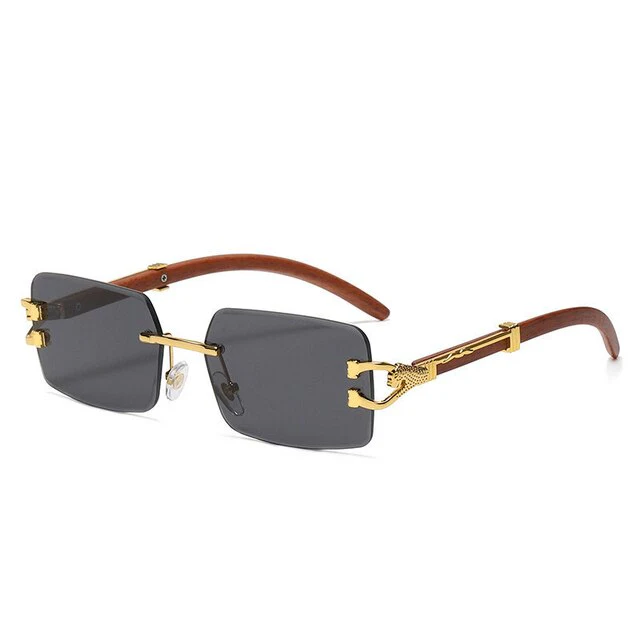 Sunglasses Unisex – Colored Lenses Gold Frame UV400 Protection - Image 20
