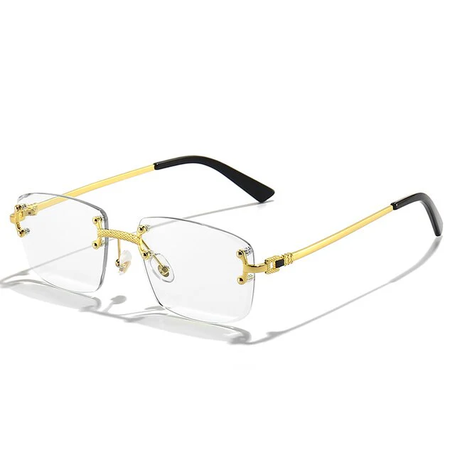 Sunglasses Unisex – Colored Lenses Gold Frame UV400 Protection - Image 5