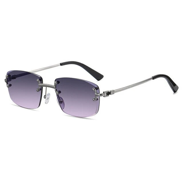 Sunglasses Unisex – Colored Lenses Gold Frame UV400 Protection - Image 9