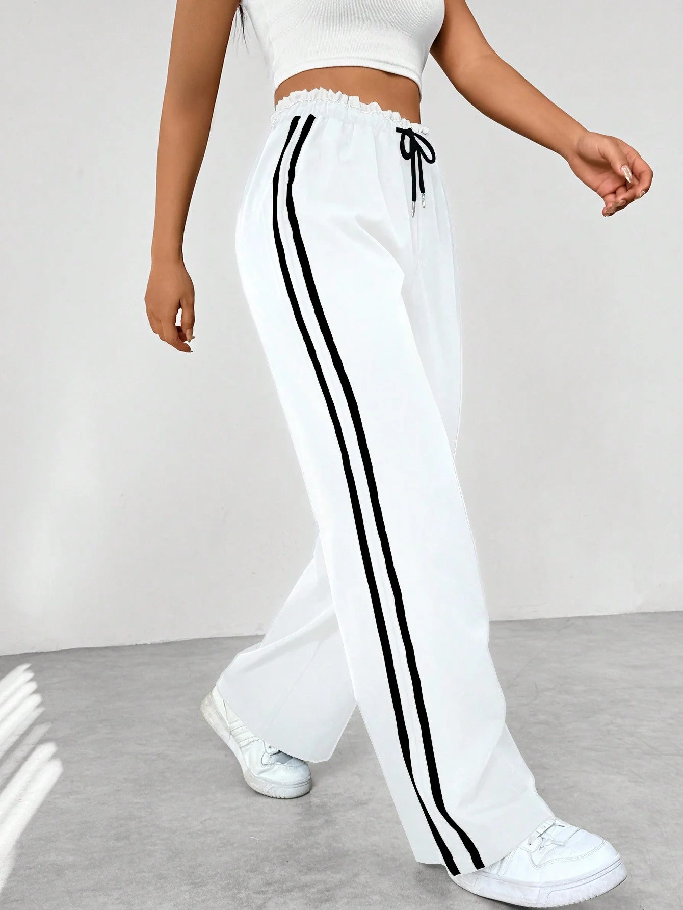 Wide-Leg Pants Women – Breathable Sporty Trousers for Casual Style - Image 4