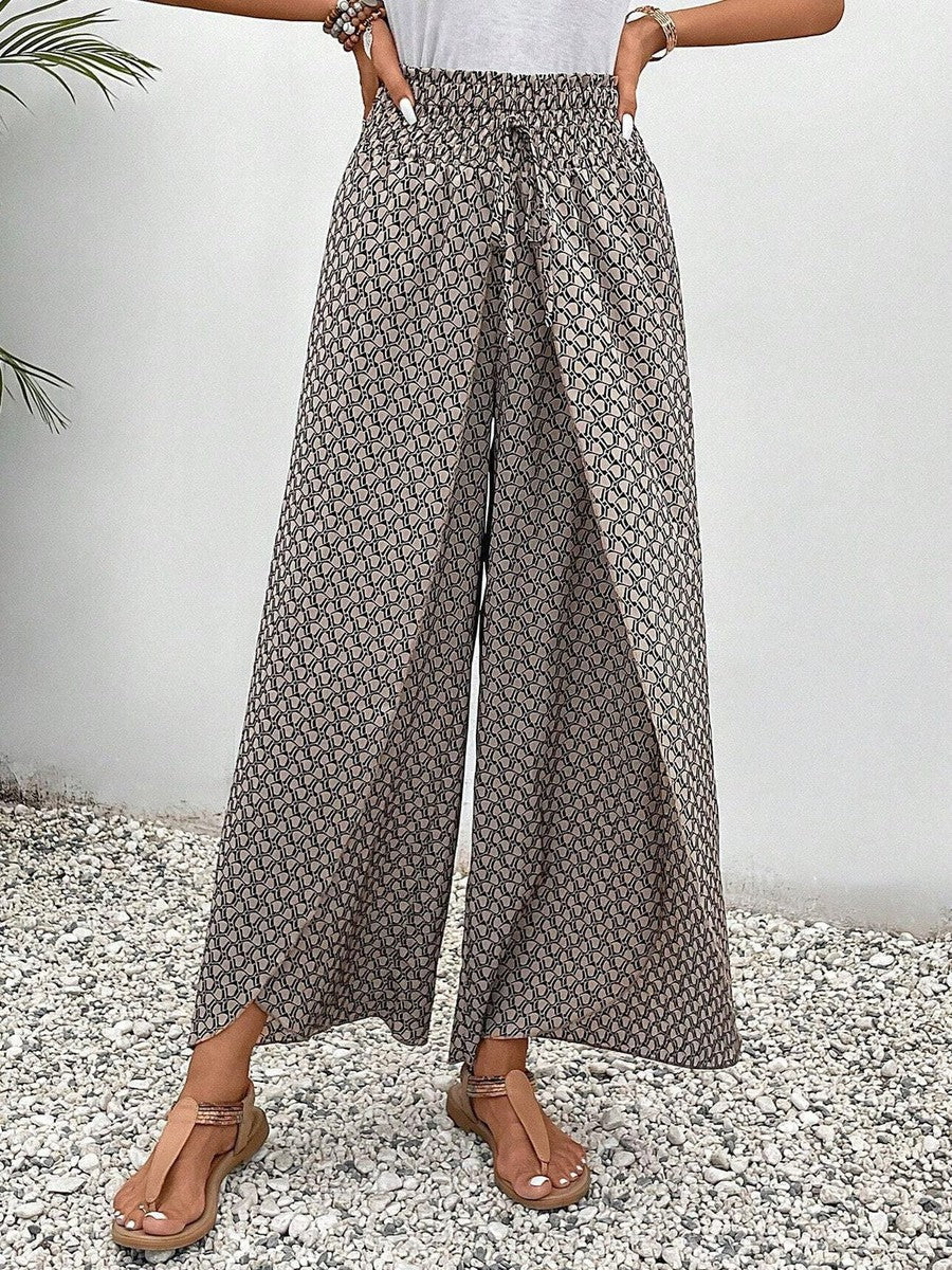 Women's Casual Pants – Elastic Waist Drawstring Comfort Fit - Image 2
