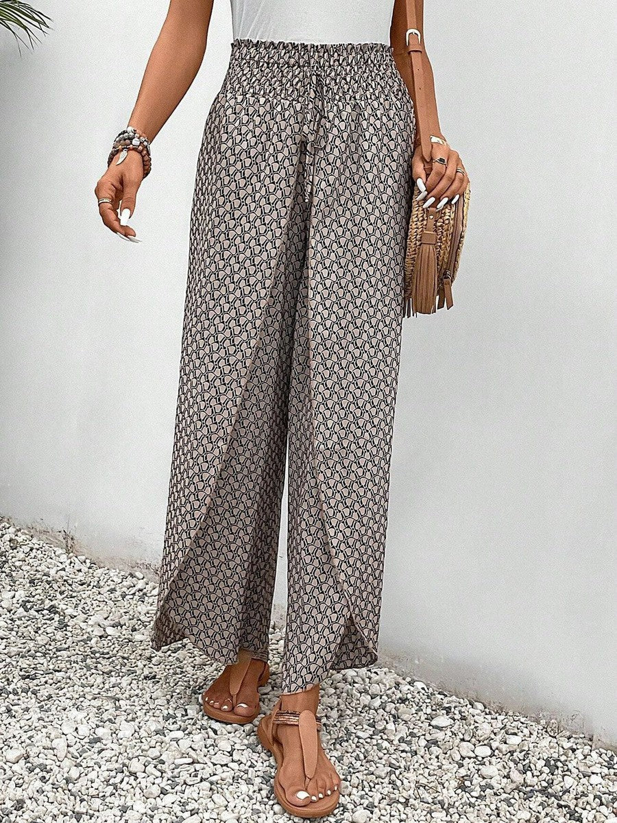 Women's Casual Pants – Elastic Waist Drawstring Comfort Fit - Image 3