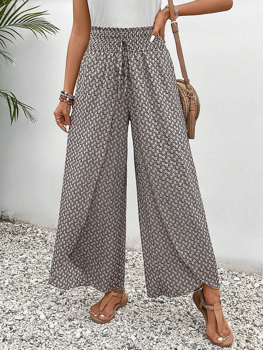 Women's Casual Pants – Elastic Waist Drawstring Comfort Fit - Image 5