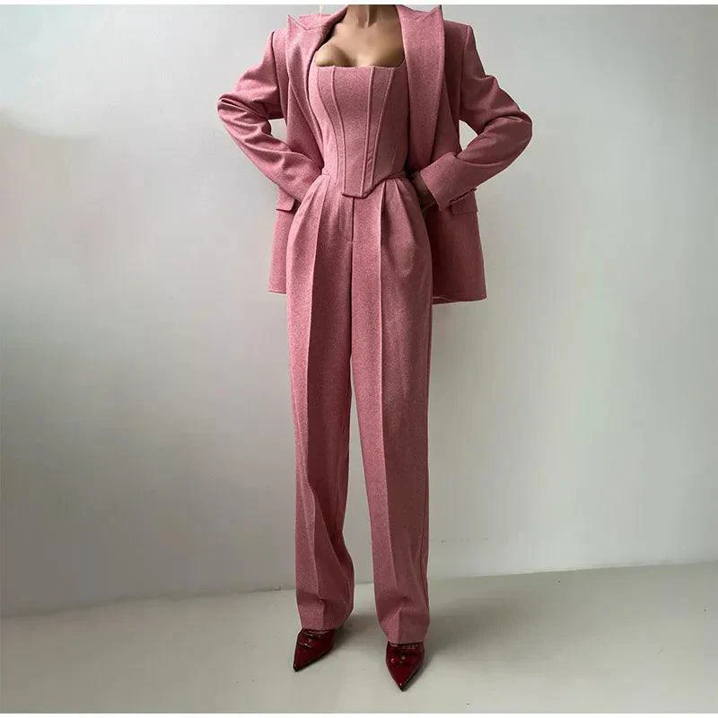 Women's Pantsuit – Elegant Tailored Fit, Luxurious Fabric for Work & Parties - Image 7