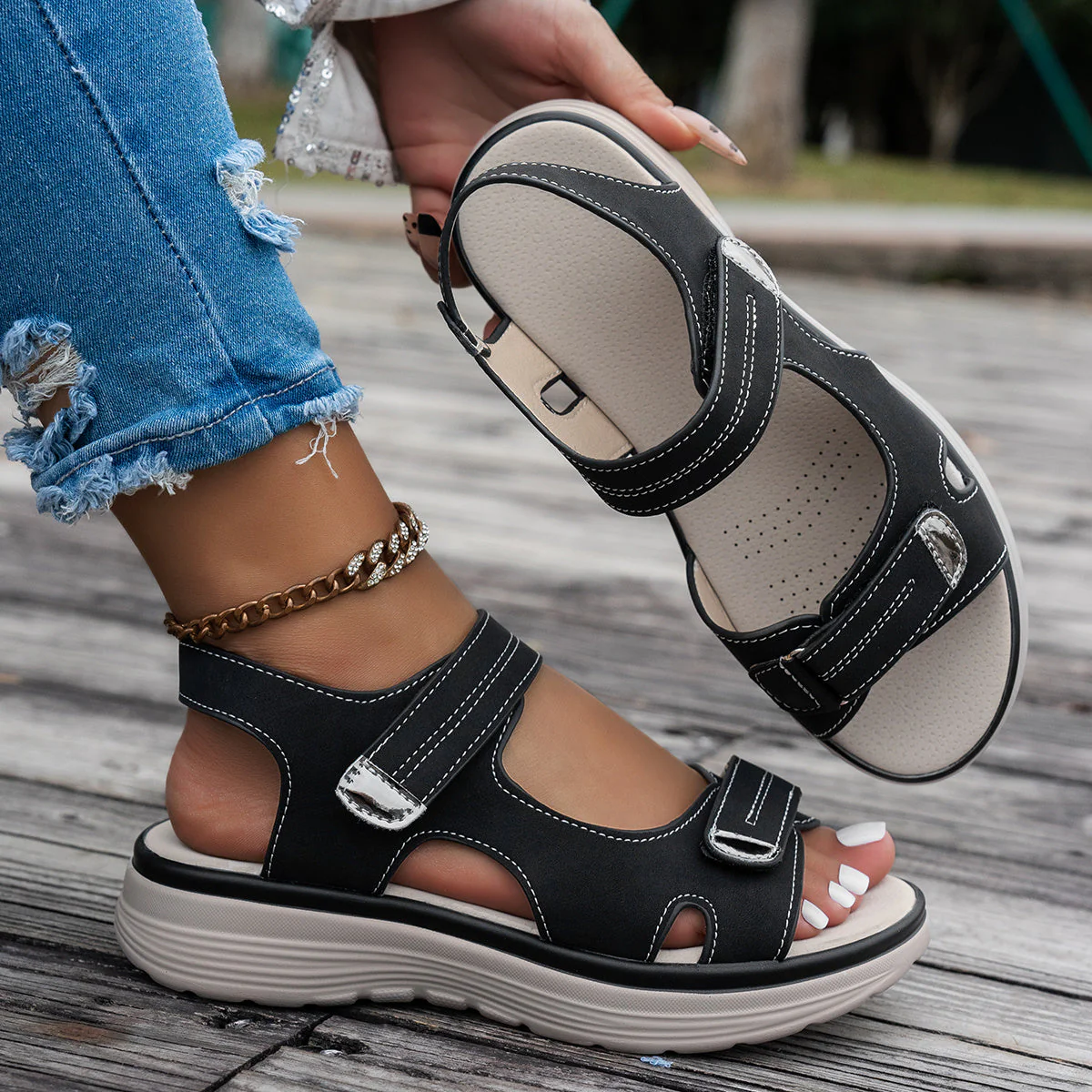 Women's Sandals – Lightweight Breathable Summer Footwear for Comfort - Image 3